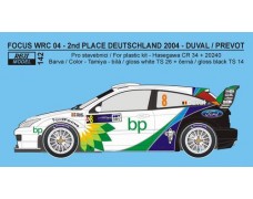 Decal - Ford Focus WRC 04 - Rallye Deutschland 2004 1/24